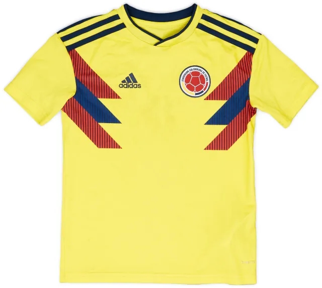 adidas 2018-19 Colombia Home Shirt - 6/10 - (S.Boys)