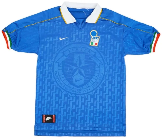 Nike 1994-96 Italy Home Shirt - 8/10 - (S)