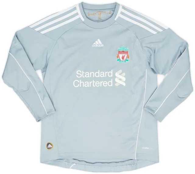 adidas 2010-12 Liverpool GK Shirt - 9/10 - (S.Boys)