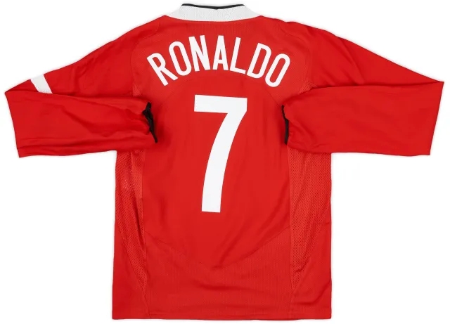 Nike 2004-06 Manchester United Home Shirt - 9/10 - (L.Boys)