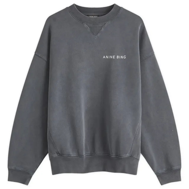 Asics Anine Bing Women's Jaci Twisted Snake Sweatshirt Washed Black