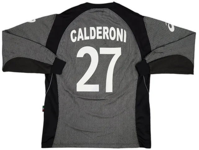 Asics 2004-05 Atalanta GK Shirt Calderoni #27 - 8/10 - (XXL)