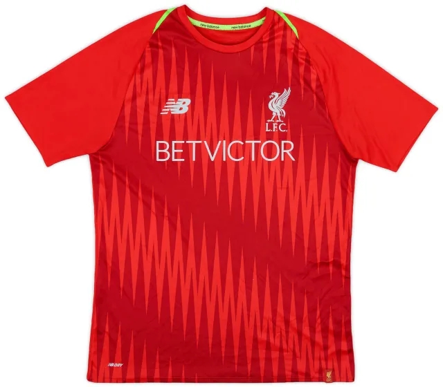 2018-19 Liverpool New Balance Training Shirt - 8/10 - (M)