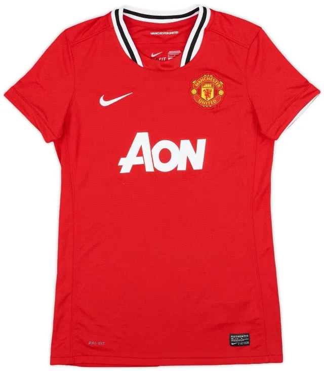 Nike 2011-12 Manchester United Home Shirt - 8/10 - (Women's S)
