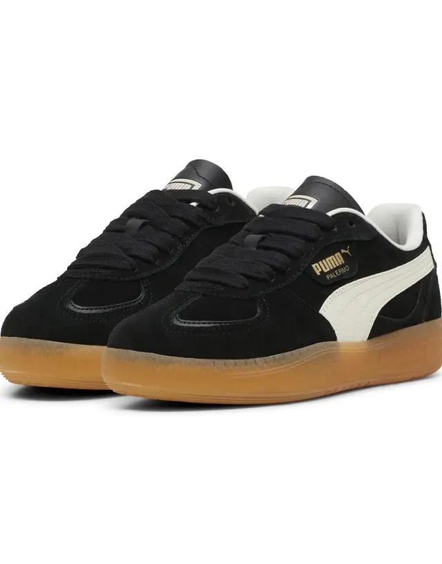 Puma Palermo Moda Xtra Gum Sneakers In Puma Black-Frosted Ivory-Puma