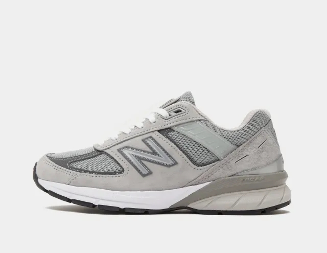 New Balance Women's MADE in USA 990v5 Core in Grey Suede/Mesh