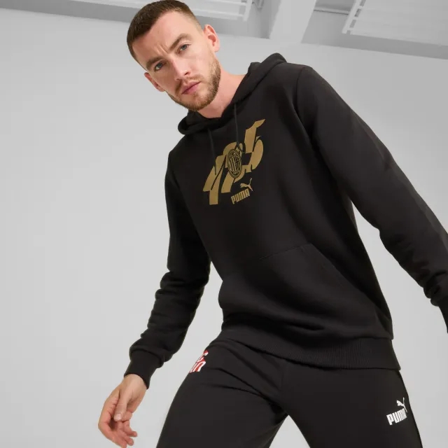 Puma AC MILAN 125TH ANNIVERSARY CULTURE BLACK HOODIE