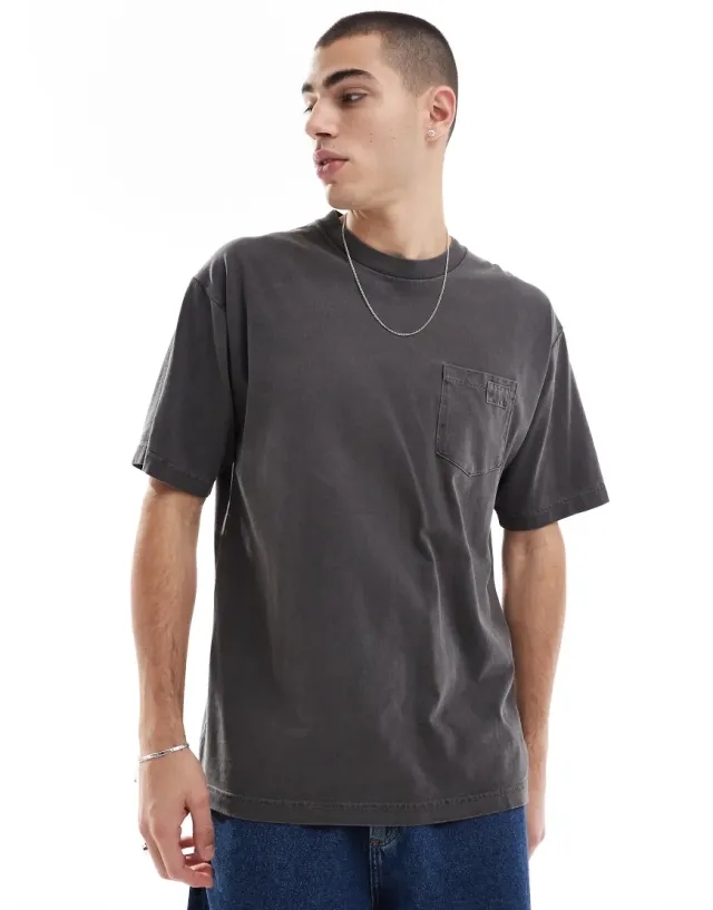 Vans - Original Standards Wash Pocket T-Shirt, Man, Black