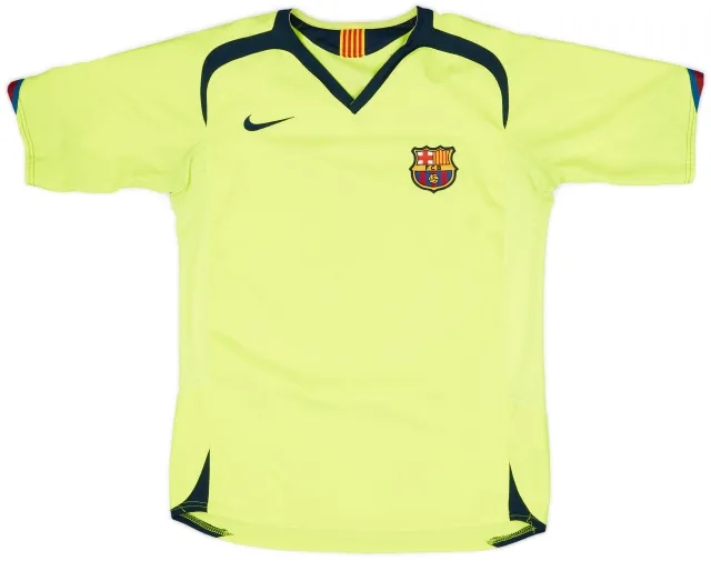 Nike 2005-06 Barcelona Away Shirt - 8/10 - (XL.Boys)