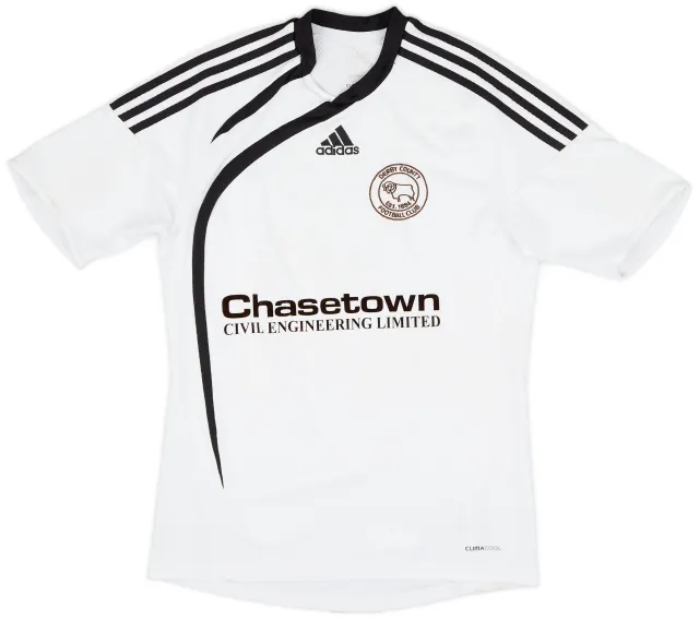adidas 2009-10 Derby County Home Shirt #7 - 7/10 - (S)