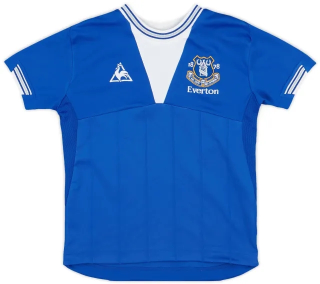 LeCoqSportif 2009-10 Everton Home Shirt - 8/10 - (S.Boys)