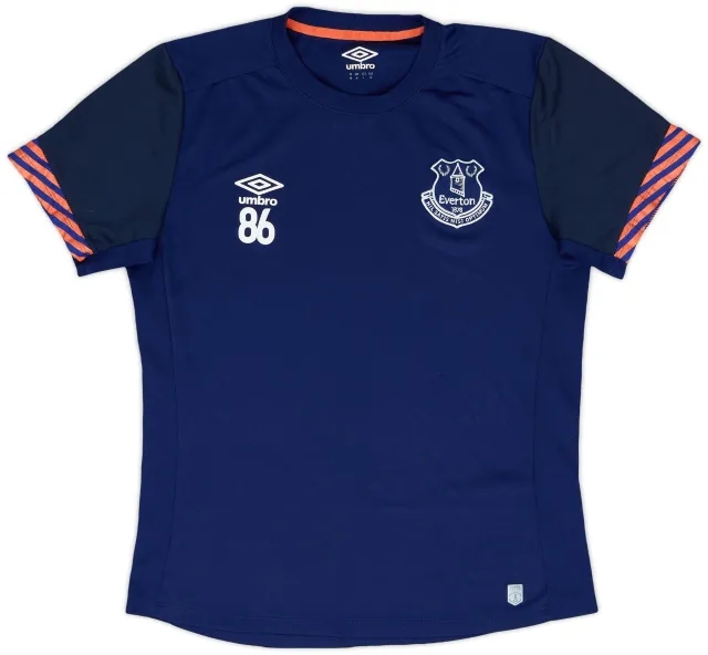 2016-17 Everton Umbro Player Issue Training Shirt #86 - 8/10 - (M)