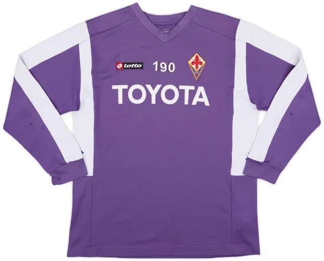 2005-06 Fiorentina Lotto Player Issue Sweat Top #190 - 7/10 - (XL)