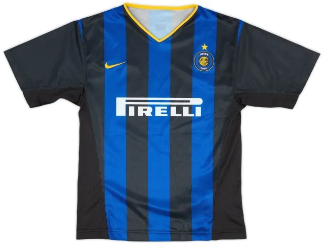 Nike 2002-03 Inter Milan Basic Home Shirt - 9/10 - (M.Boys)