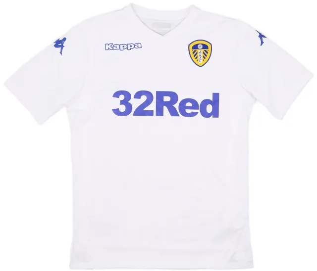 Kappa 2018-19 Leeds United Home Shirt - 9/10 - (S)