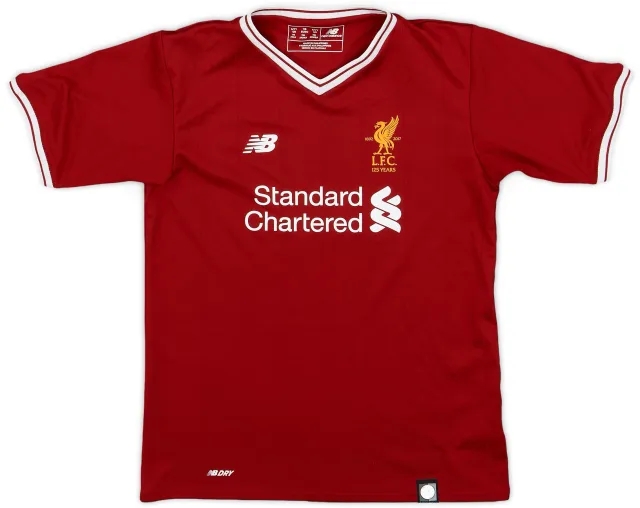 NewBalance 2017-18 Liverpool 125 Years Home Shirt - 9/10 - (6-7 Years)