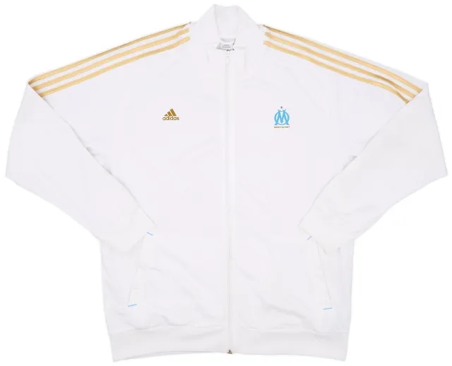 2011-12 Olympique Marseille adidas Track Jacket - 8/10 - (XXL)