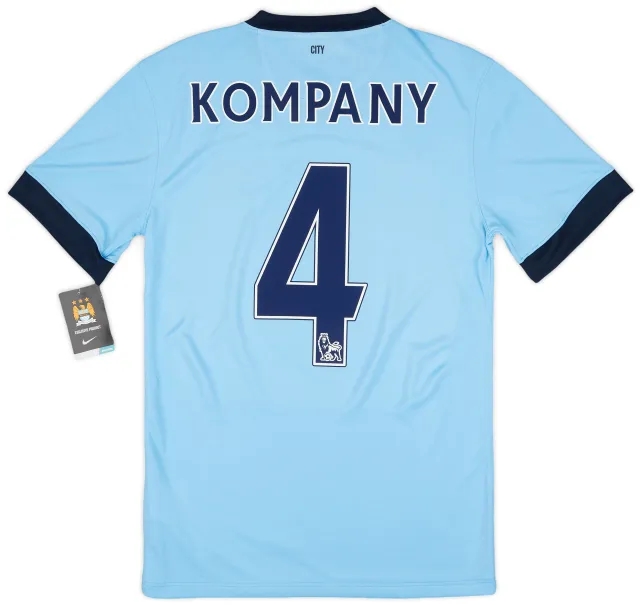 Nike 2014-15 Manchester City Home Shirt Kompany #4 (S)
