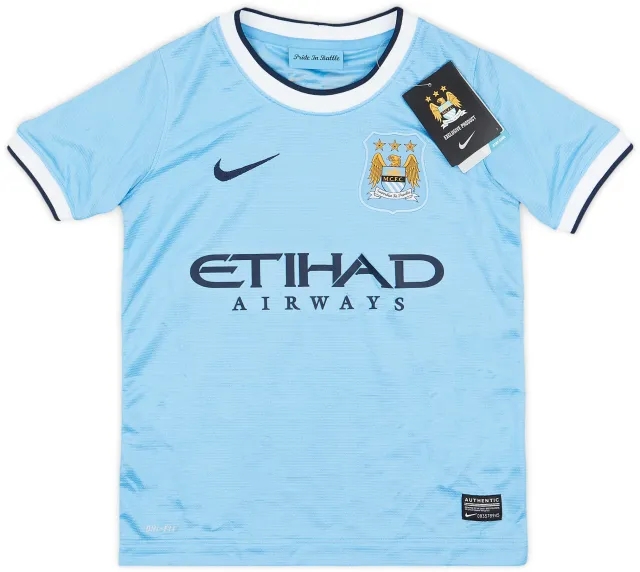 Nike 2013-14 Manchester City Home Shirt (S.Boys)