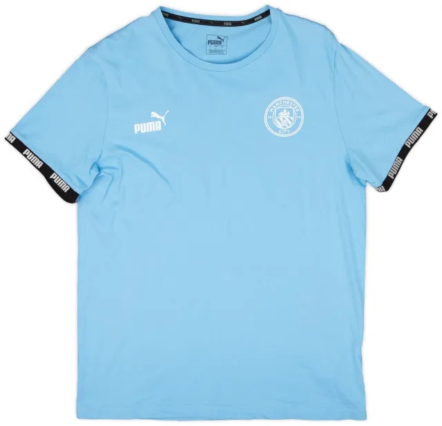 2019-20 Manchester City Puma Cotton Tee - 9/10 - (L)