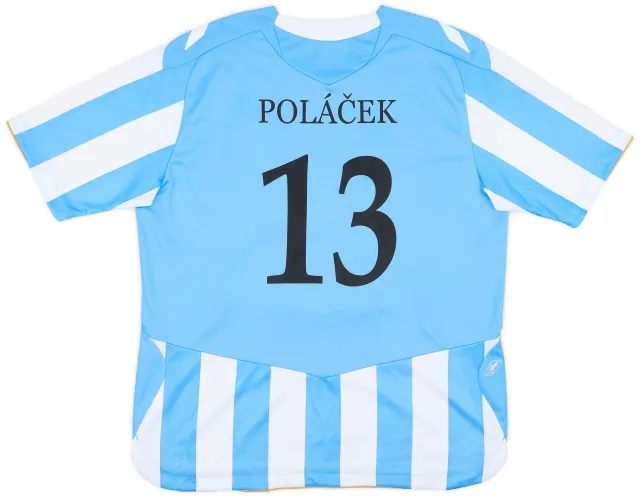 Umbro 2008-09 Mlada Boleslav Home Shirt Polacek #13 - 8/10 - (L)