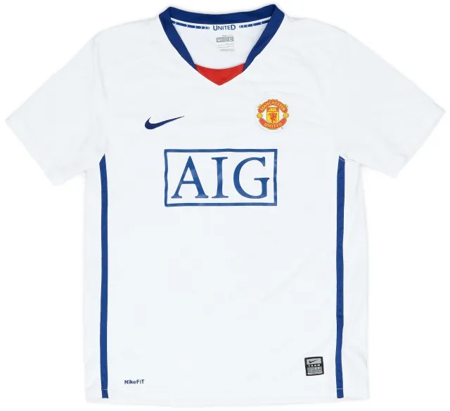 Nike 2008-10 Manchester United Away Shirt - 5/10 - (L.Boys)
