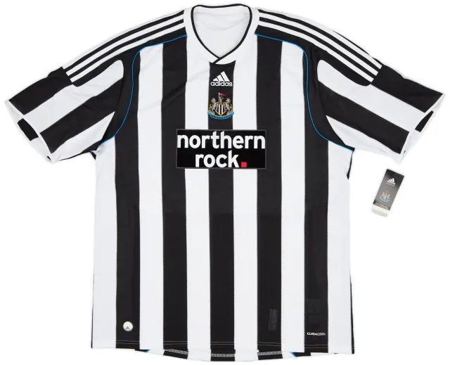 adidas 2009-10 Newcastle Home Shirt (XXL)