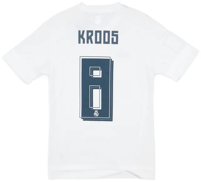 adidas 2015-16 Real Madrid Home Shirt Kroos #8 (XS)