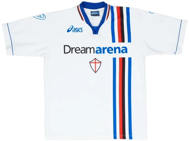 Asics 2000-01 Sampdoria Away Shirt - 7/10 - (XL.Boys)