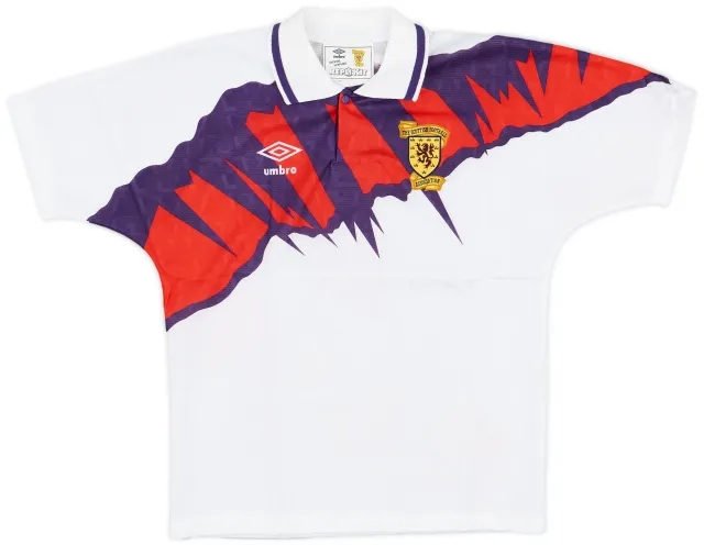 Umbro 1991-93 Scotland Away Shirt - 9/10 - (L.Boys)
