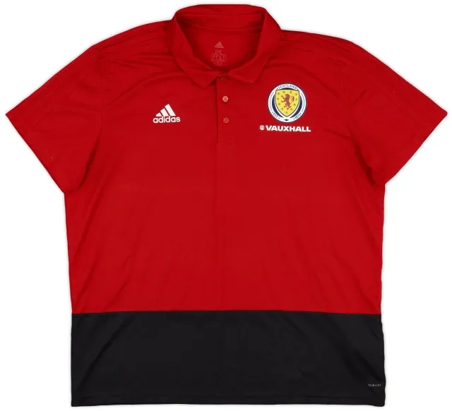 2017-18 Scotland adidas Polo Shirt - 8/10 - (XXL)
