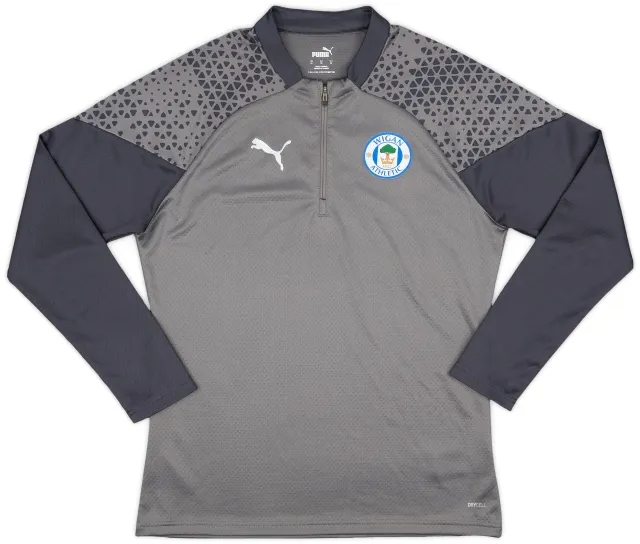 2022-23 Wigan Puma 1/4 Zip Drill Top - 9/10 - (M)