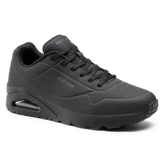 Skechers Men's Basketball Trainers Uno - Black