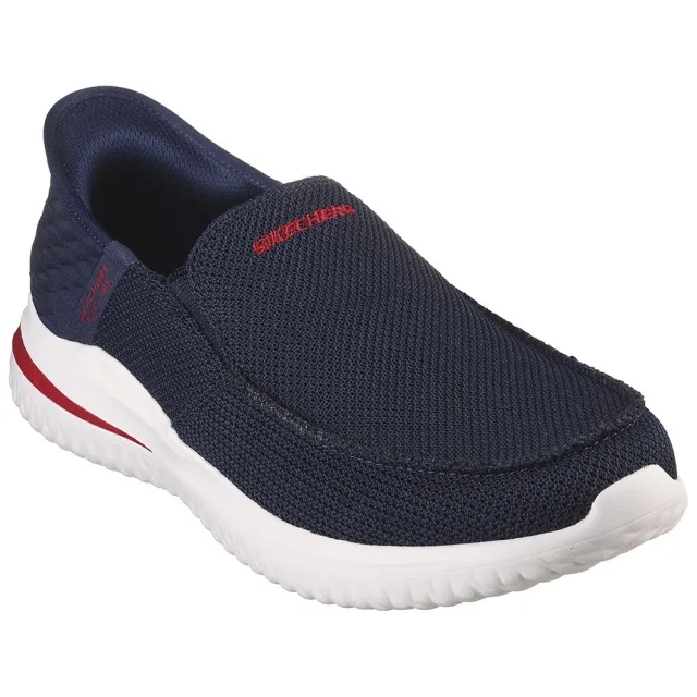 Skechers Men's Slip-ins: Delson 3.0 - Cabrino Sneaker in Navy Blue