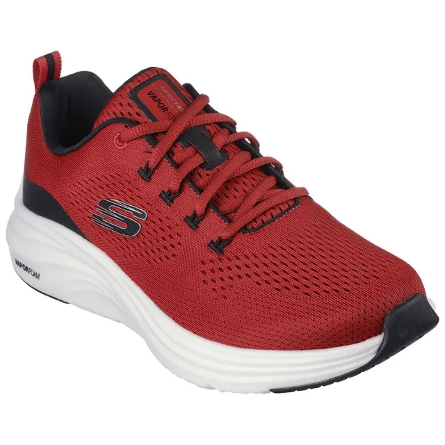 Skechers Men's Vapor Foam Sneaker in Red/Black