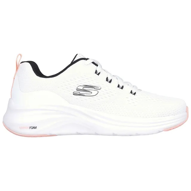 Skechers Women's Vapor Foam - Fresh Trend Sneaker in White/Black/Coral