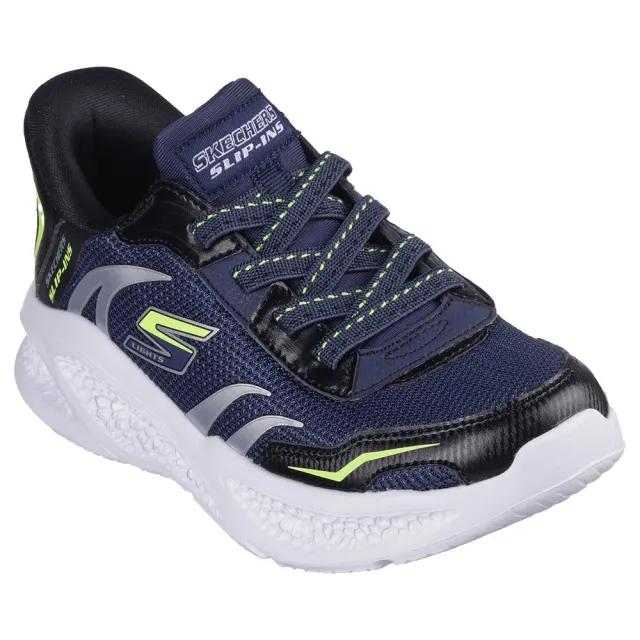 Skechers Kids' S-Lights Meteor Lights Light Up Trainers, Multi