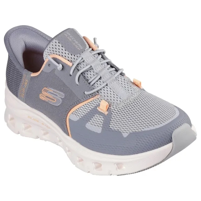 Skechers Women's Slip-ins: Glide-Step Pro Sneaker in Gray/Orange