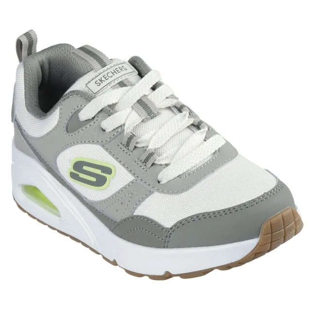 Skechers Boy's Uno - Retro-Groove Sneaker in Olive