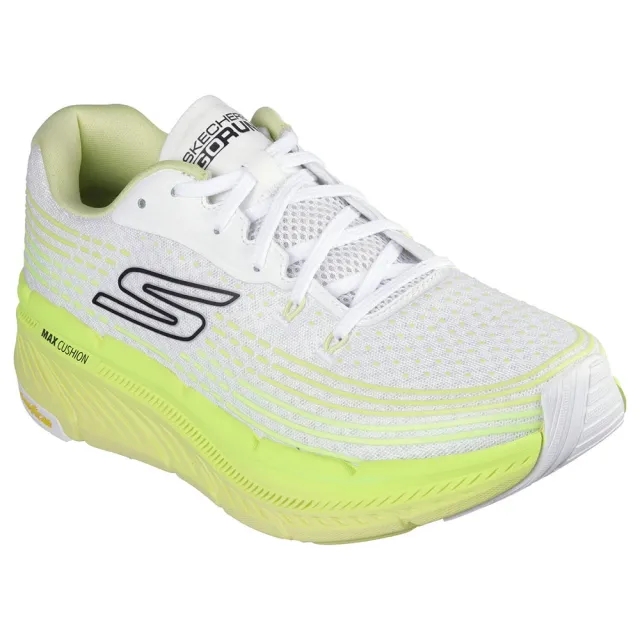 Skechers Men's Max Cushioning Premier 2.0 - Vivid 2.0 Sneaker in White/Lime