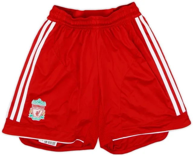 adidas 2006-08 Liverpool Home Shorts - 8/10 - (S)