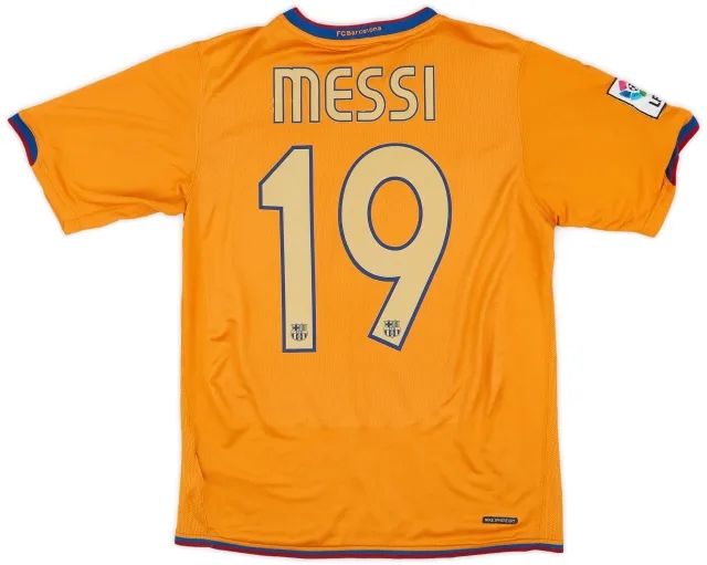 Nike 2006-08 Barcelona Away Shirt Messi #19 - 7/10 - (S)