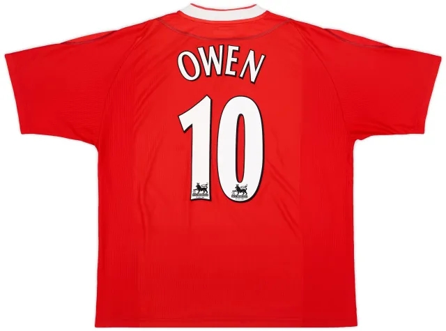 Reebok 2002-04 Liverpool Home Shirt Owen #10 - 3/10 - (XL)