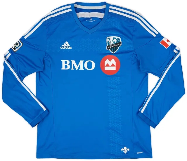 adidas 2013-14 Montreal Impact Authentic Home L/S Shirt - 9/10 - (XL)