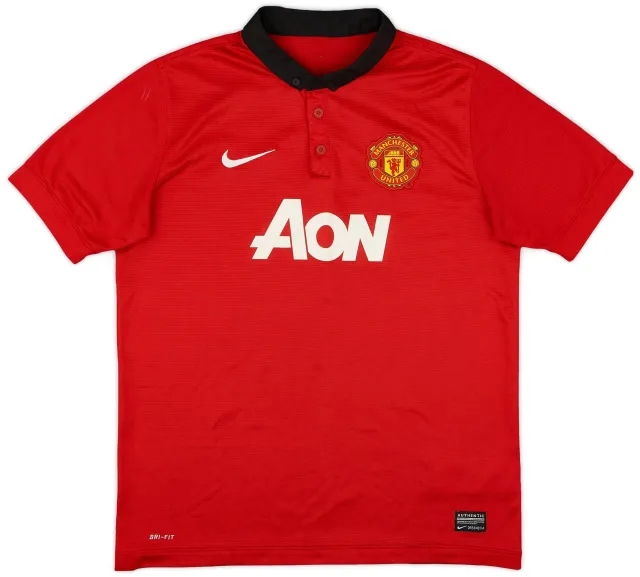 Nike 2013-14 Manchester United Home Shirt - 8/10 - (XL.Boys)