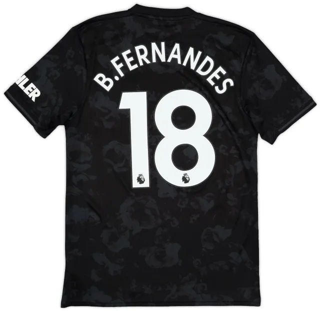adidas 2019-20 Manchester United Third Shirt B.Fernandes #18 - 9/10 - (S)