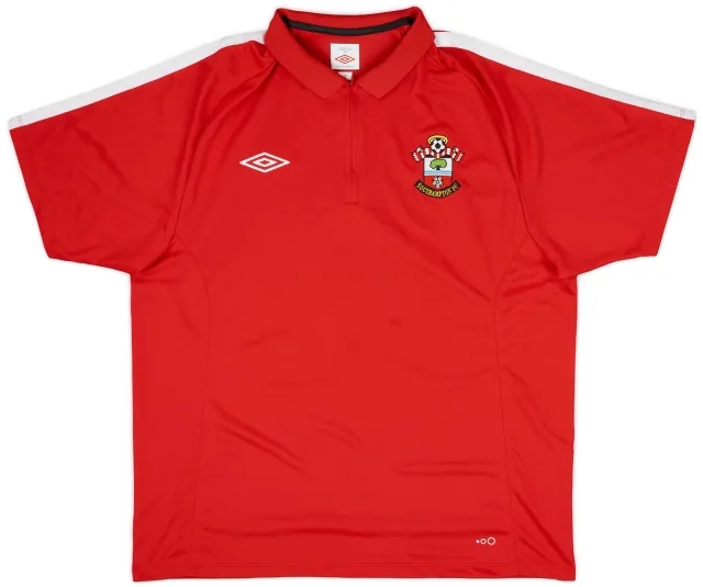 2010-11 Southampton Umbro 1/4 Zip Polo Shirt - 9/10 - (XL)