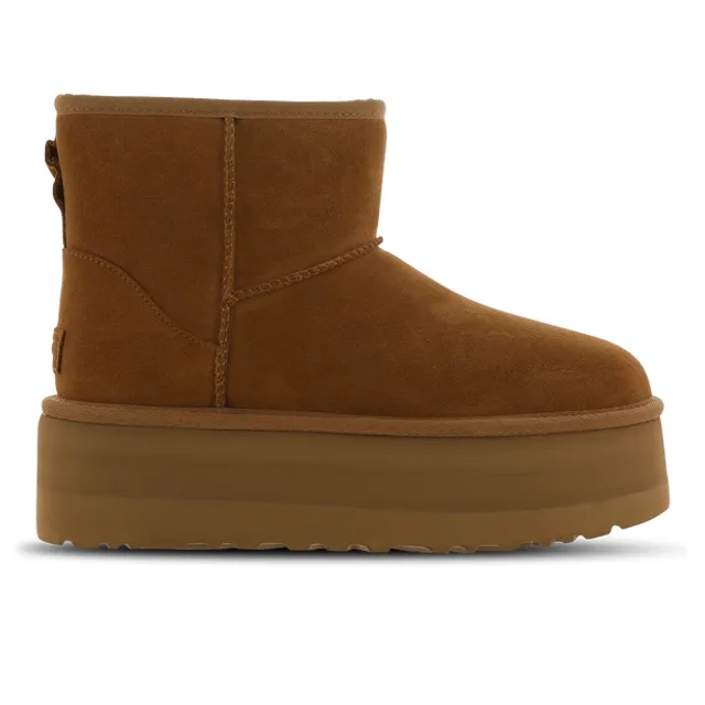 Ugg Womens Classic Mini Platform Boot - Beige - Size 5 - Tan