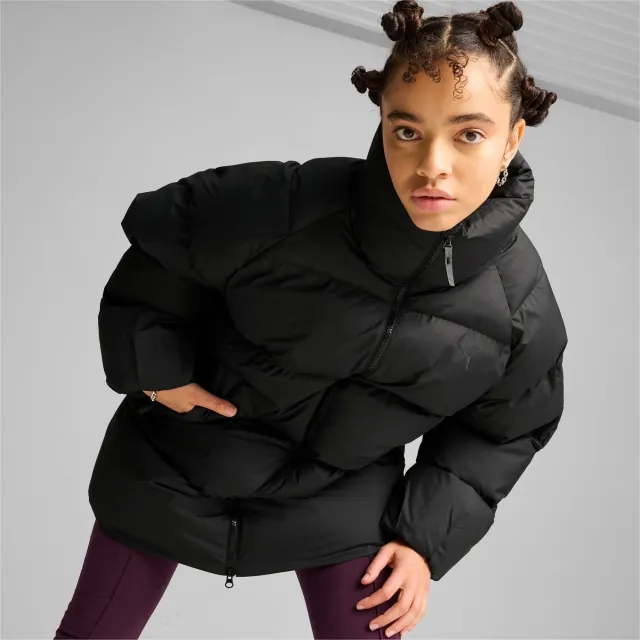 Puma Oversized Puffer Women Jackets - Black