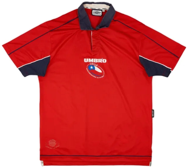 Umbro 2000-01 Chile Home Shirt - 9/10 - (L)